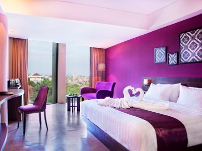 bedroom 1 - hotel grand edge hotel semarang - semarang, indonesia