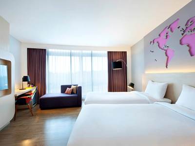 bedroom 1 - hotel ibis styles jakarta airport - tangerang, indonesia