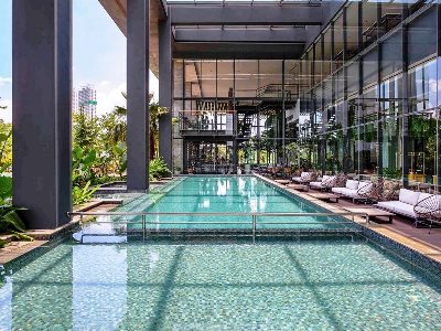 outdoor pool - hotel mercure tangerang centre - tangerang, indonesia