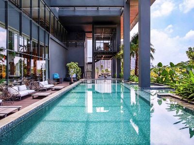 outdoor pool 1 - hotel mercure tangerang centre - tangerang, indonesia