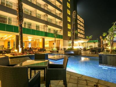 outdoor pool 1 - hotel dalton hotel makassar - makassar, indonesia