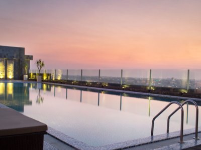 outdoor pool - hotel four points by sheraton makassar - makassar, indonesia