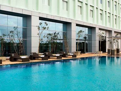 outdoor pool - hotel novotel bangka hotel and convention ctr - pangkal pinang, indonesia