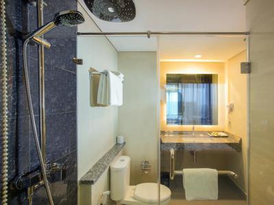 bathroom - hotel swiss-belhotel pangkalpinang - pangkal pinang, indonesia