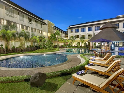 exterior view - hotel swiss-belhotel borneo banjarmasin - banjarmasin, indonesia