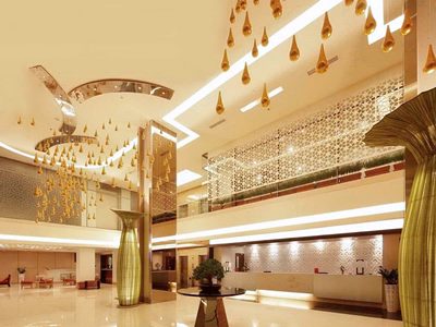 lobby - hotel mercure padang - padang, indonesia