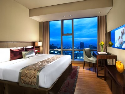 bedroom 2 - hotel ascott kuningan - jakarta, indonesia