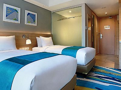 bedroom - hotel holiday inn express wahid hasyim - jakarta, indonesia