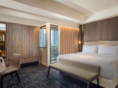 bedroom - hotel oakwood suites kuningan jakarta - jakarta, indonesia