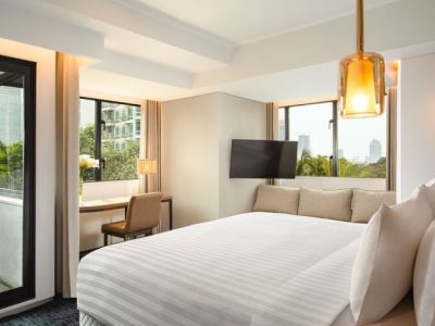 bedroom 1 - hotel oakwood suites kuningan jakarta - jakarta, indonesia