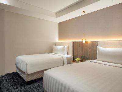 bedroom 2 - hotel oakwood suites kuningan jakarta - jakarta, indonesia