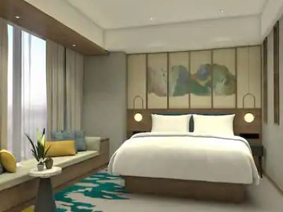bedroom - hotel hilton garden inn jakarta taman palem - jakarta, indonesia
