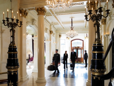 lobby - hotel shelbourne - dublin, ireland