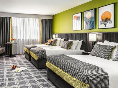 bedroom 2 - hotel plaza hotel - dublin, ireland