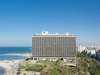 exterior view - hotel hilton tel aviv - tel aviv, israel