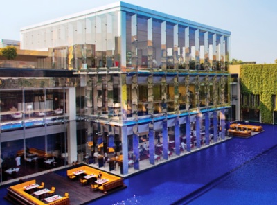 exterior view - hotel oberoi gurgaon - gurugram, india