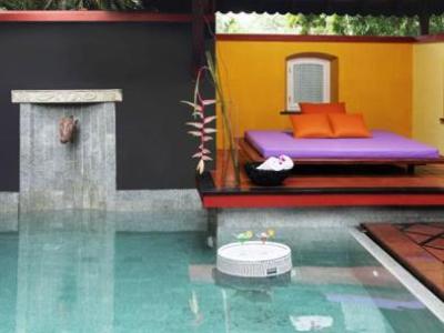 outdoor pool - hotel taj kumarakom resort and spa, kerala - kumarakom, india