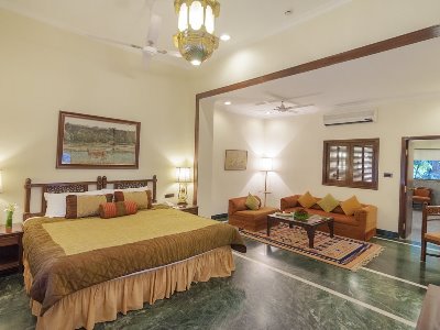 bedroom - hotel sawai madhopur lodge - ihcl seleqtions - sawai madhopur, india