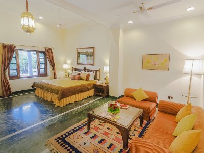 bedroom 1 - hotel sawai madhopur lodge - ihcl seleqtions - sawai madhopur, india