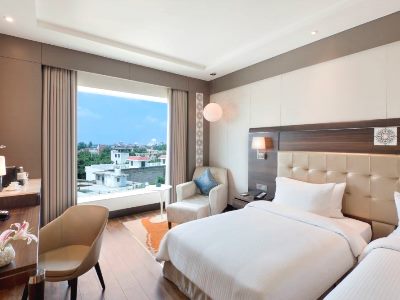 bedroom 2 - hotel taj hotel and convention centre - agra, india