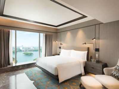 bedroom - hotel conrad bengaluru - bangalore, india