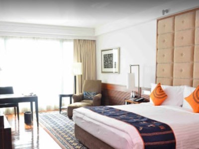bedroom - hotel intercontinental marine drive - mumbai, india