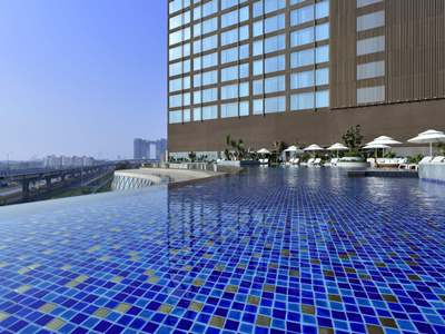 outdoor pool - hotel jw marriott kolkata - kolkata, india
