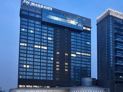 exterior view - hotel jw marriott kolkata - kolkata, india