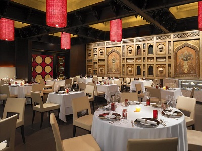 restaurant - hotel taj mahal - new delhi, india