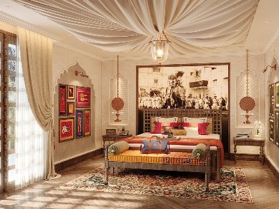 bedroom 6 - hotel taj usha kiran palace, gwalior - gwalior, india