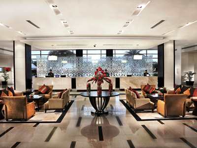 lobby - hotel novotel convention centre - hyderabad, india