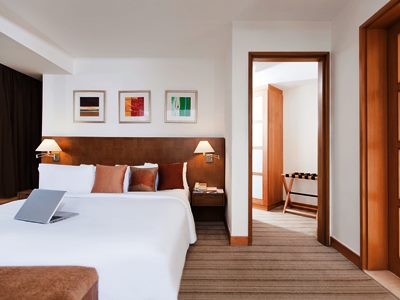 bedroom - hotel novotel convention centre - hyderabad, india