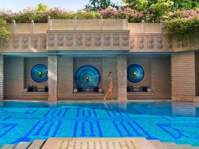 outdoor pool - hotel marriott hotel and convention centre - hyderabad, india