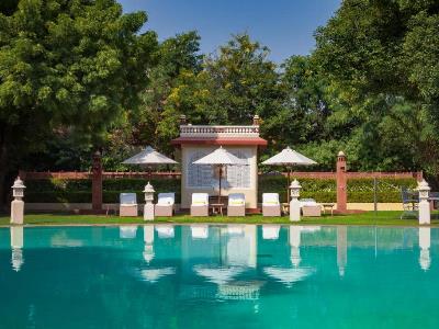 outdoor pool - hotel jai mahal palace - jaipur, india
