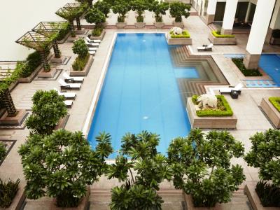 outdoor pool - hotel jaipur marriott - jaipur, india