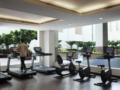 gym - hotel jaipur marriott - jaipur, india