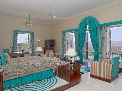 bedroom - hotel ramgarh lodge, jaipur - ihcl seleqtions - jaipur, india