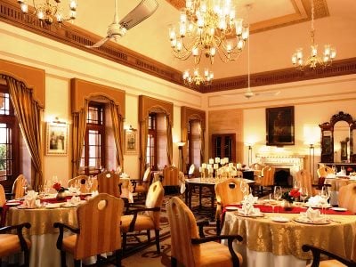 restaurant - hotel umaid bhawan palace - jodhpur, india