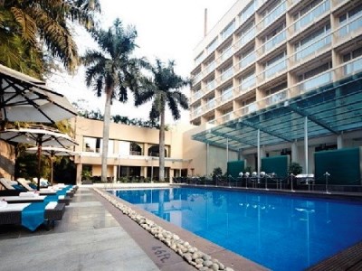 outdoor pool - hotel blue diamond - ihcl seleqtions - pune, india