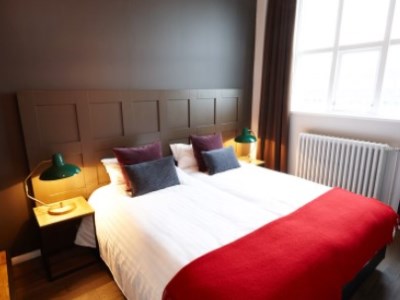 bedroom - hotel fosshotel baron - reykjavik, iceland