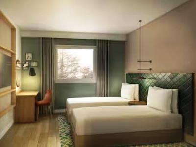 bedroom 1 - hotel hilton garden inn milan malpensa - somma lombardo, italy