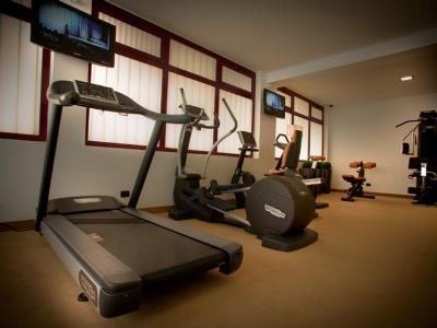 gym - hotel best western rome airport - fiumicino, italy