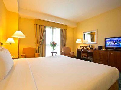 bedroom - hotel mercure rome leonardo da vinci airport - fiumicino, italy
