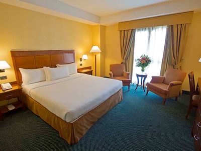 bedroom 1 - hotel mercure rome leonardo da vinci airport - fiumicino, italy