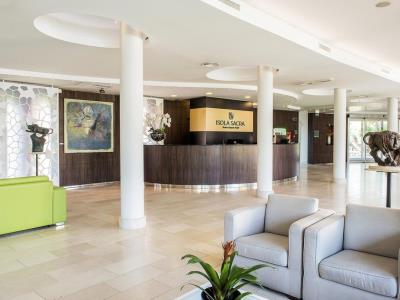 lobby - hotel isola sacra rome airport - fiumicino, italy