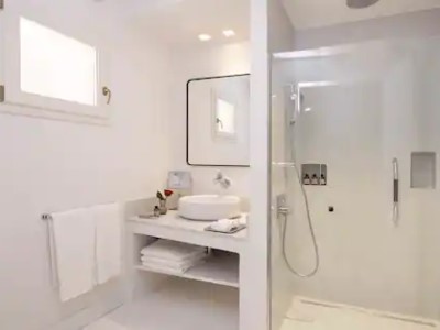 bathroom - hotel baia di chia resort, curio collection - domus de maria, italy