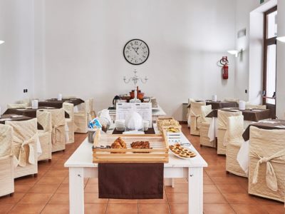 breakfast room - hotel albergo sant'antonio - alberobello, italy