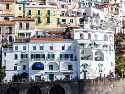 exterior view - hotel marina riviera - amalfi, italy