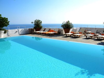 outdoor pool - hotel marina riviera - amalfi, italy