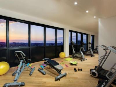 gym - hotel best western plus tower - bologna, italy